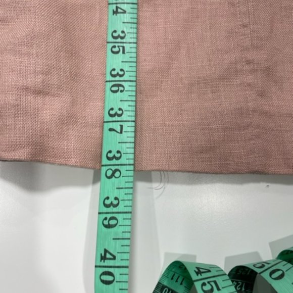 BIANCA NYGARD | Soft Pink 100% Linen Fully Lined Dress ~ BNWOT ~ Size 14 - Picture 12 of 16